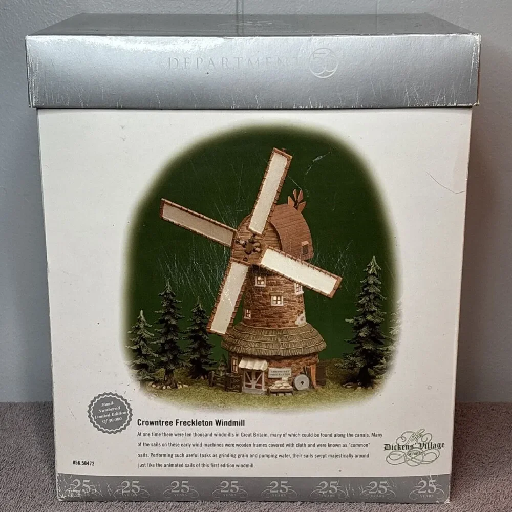 Department Dept 56 Dickens Village 58472 CROWNTREE FRECKLETON WINDMILL 56.58472 - Picture 8 of 12